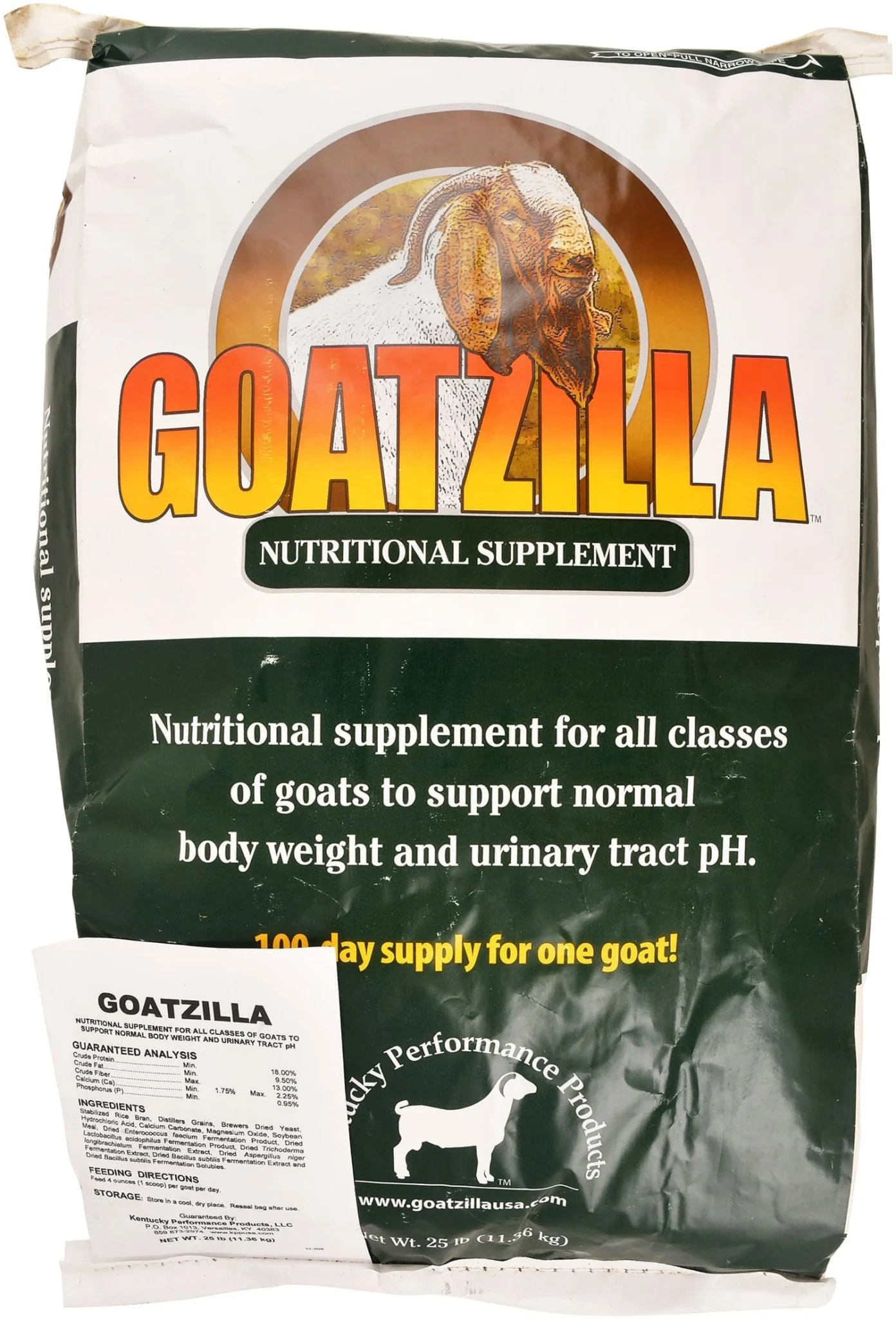 Goatzilla Nutritional Supplement for Goats, 25 lb bag - Buy Pet Shop