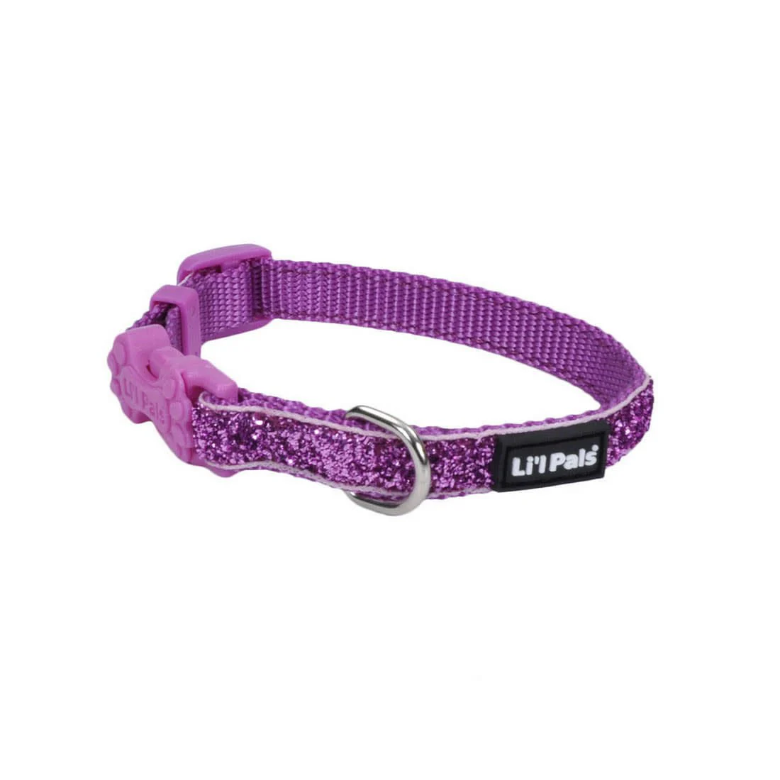 Li'l Pals Adjustable Dog Collar with Glitter Overlay - Buy Pet Shop