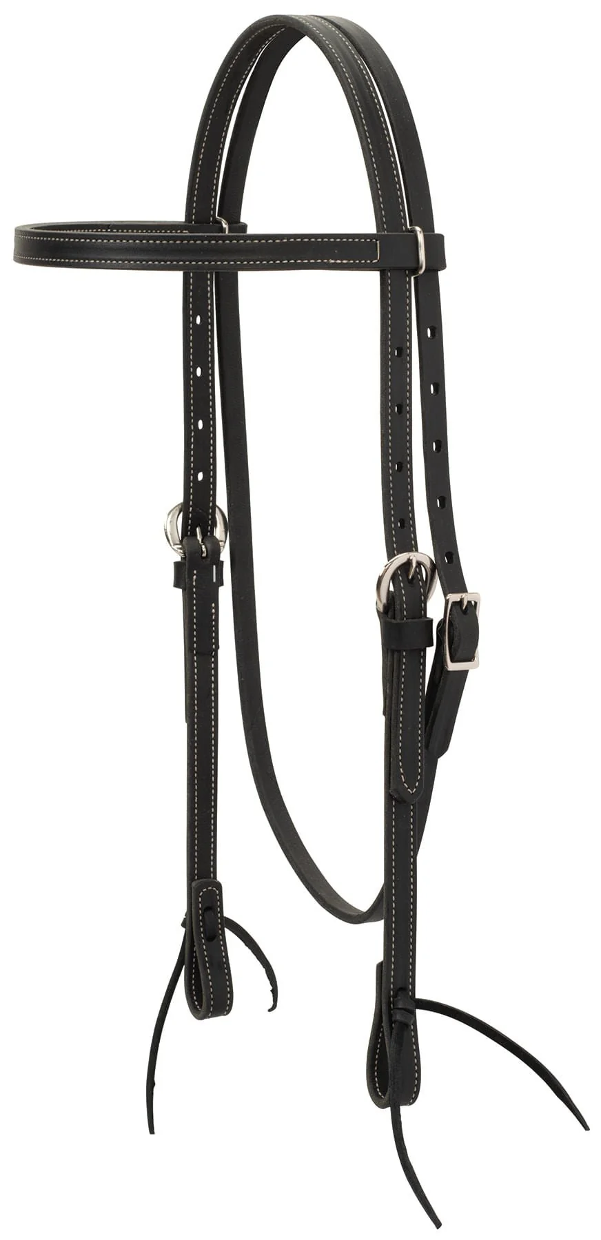 Black Latigo Leather Browband Headstall - Buy Pet Shop