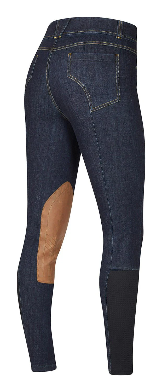 Kerrits Stretch Denim Knee Patch Breech - Buy Pet Shop