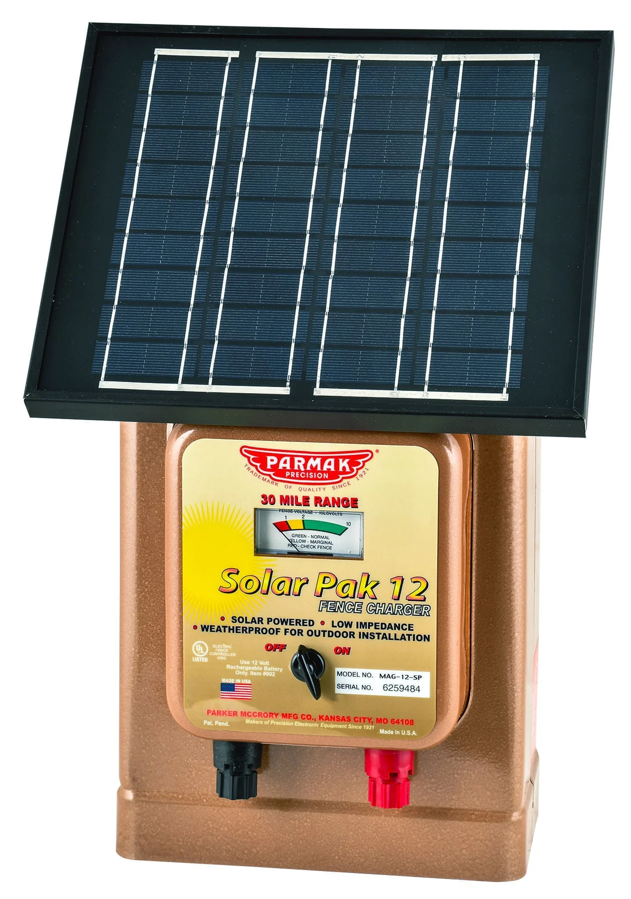 Parmak Solar-Pak 12 Fence Charger - Buy Pet Shop