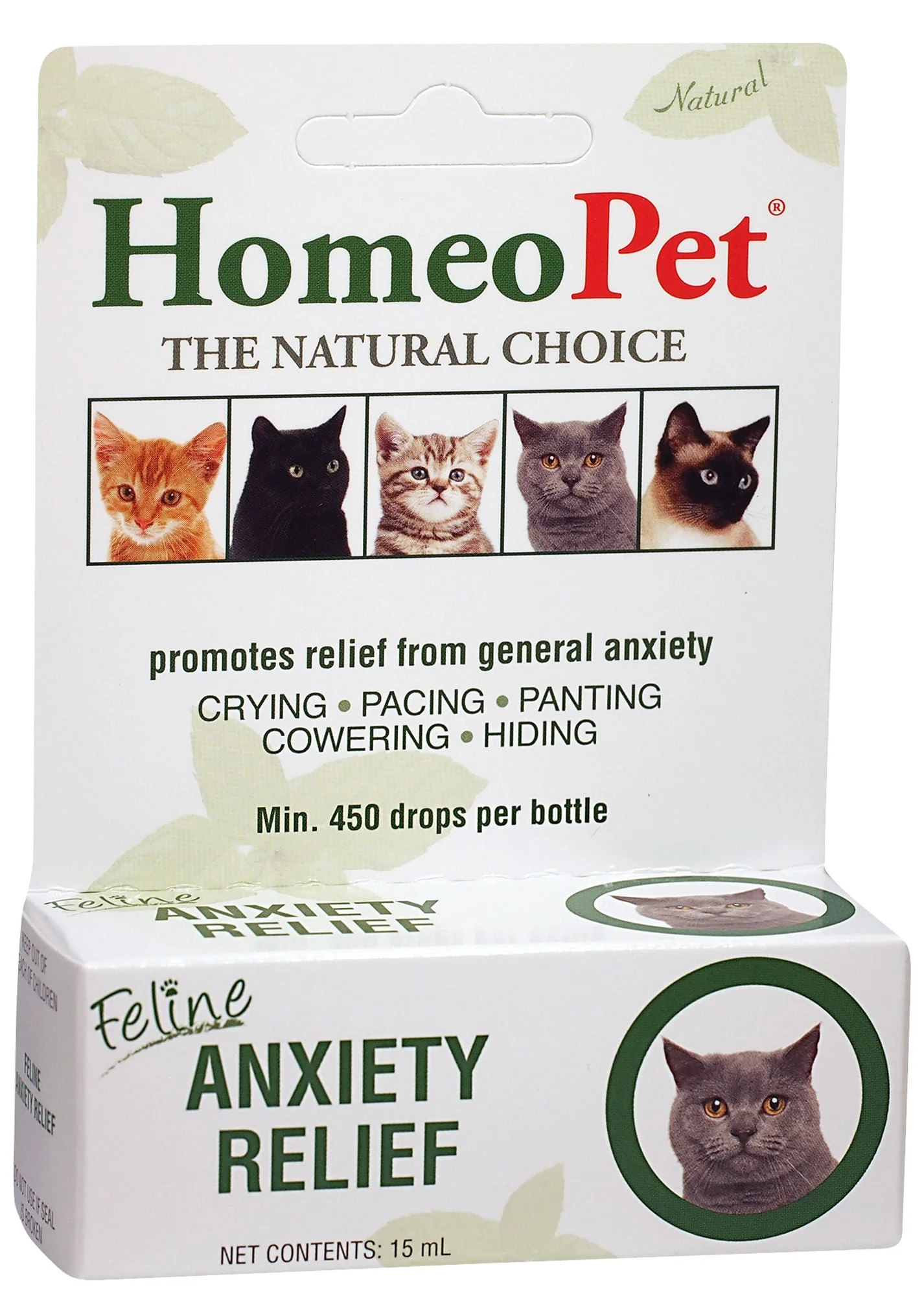 HomeoPet Anxiety Relief Feline, 15 mL - Buy Pet Shop
