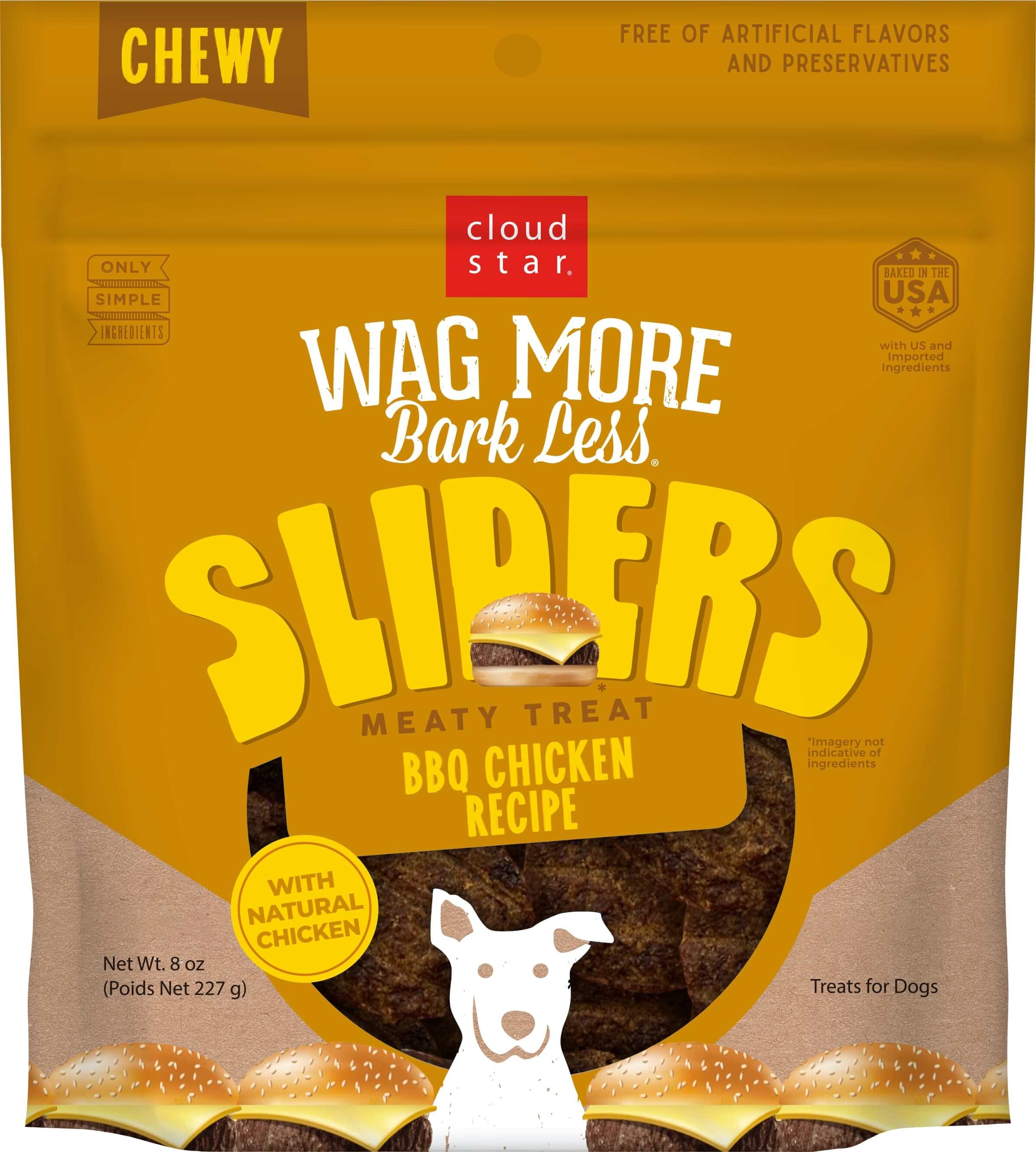 Cloud Star Wag More Bark Less Sliders Dog Treats, 8 oz - Buy Pet Shop