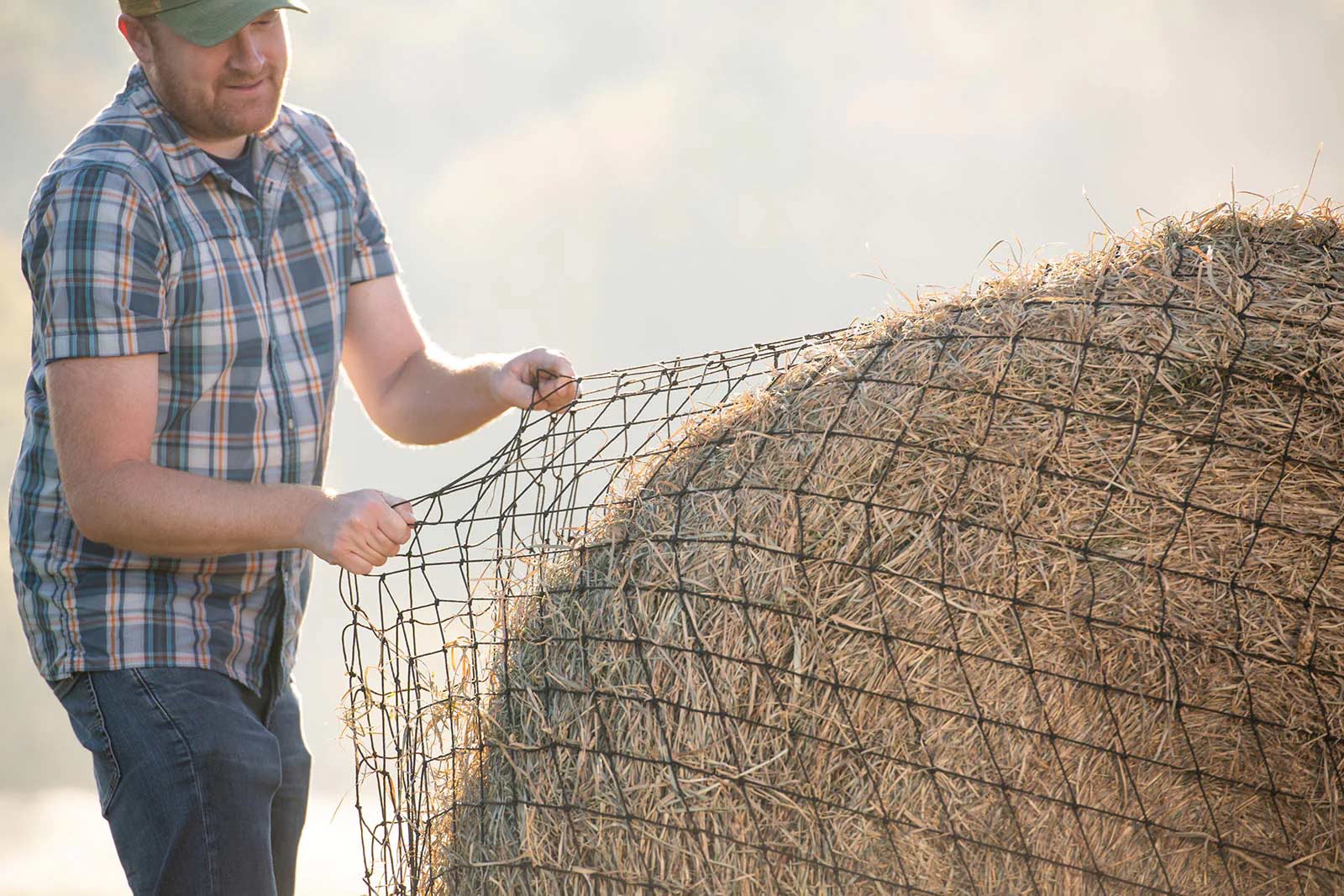Texas Haynet Livestock Hay Bale Net for Round or Square Bales - Buy Pet Shop