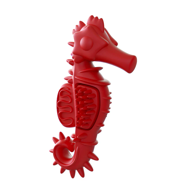 Red Seahorse Chew Toy, Small - Buy Pet Shop