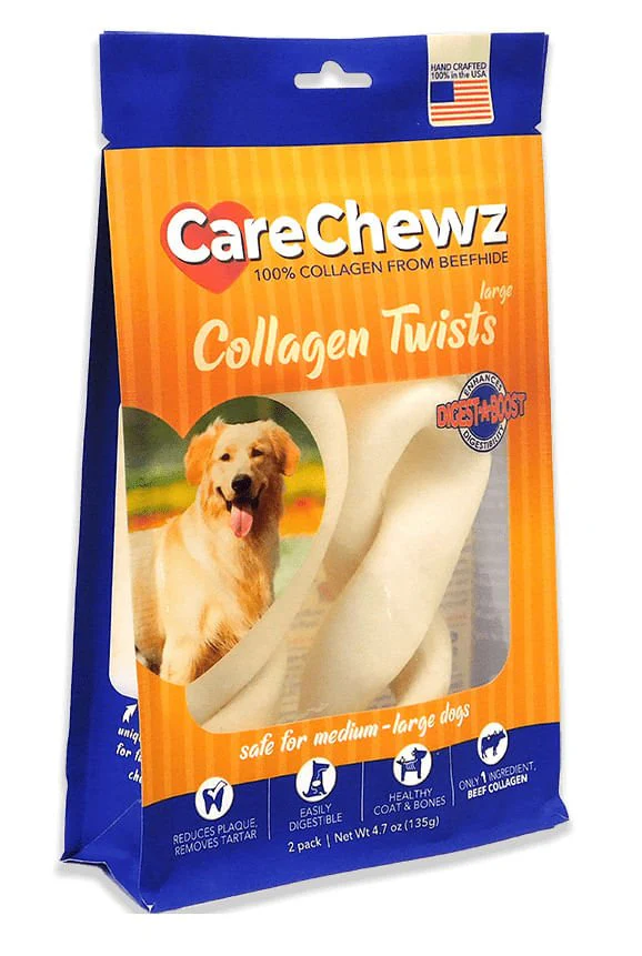 CareChewz Collagen Twists, 2 pack - Buy Pet Shop