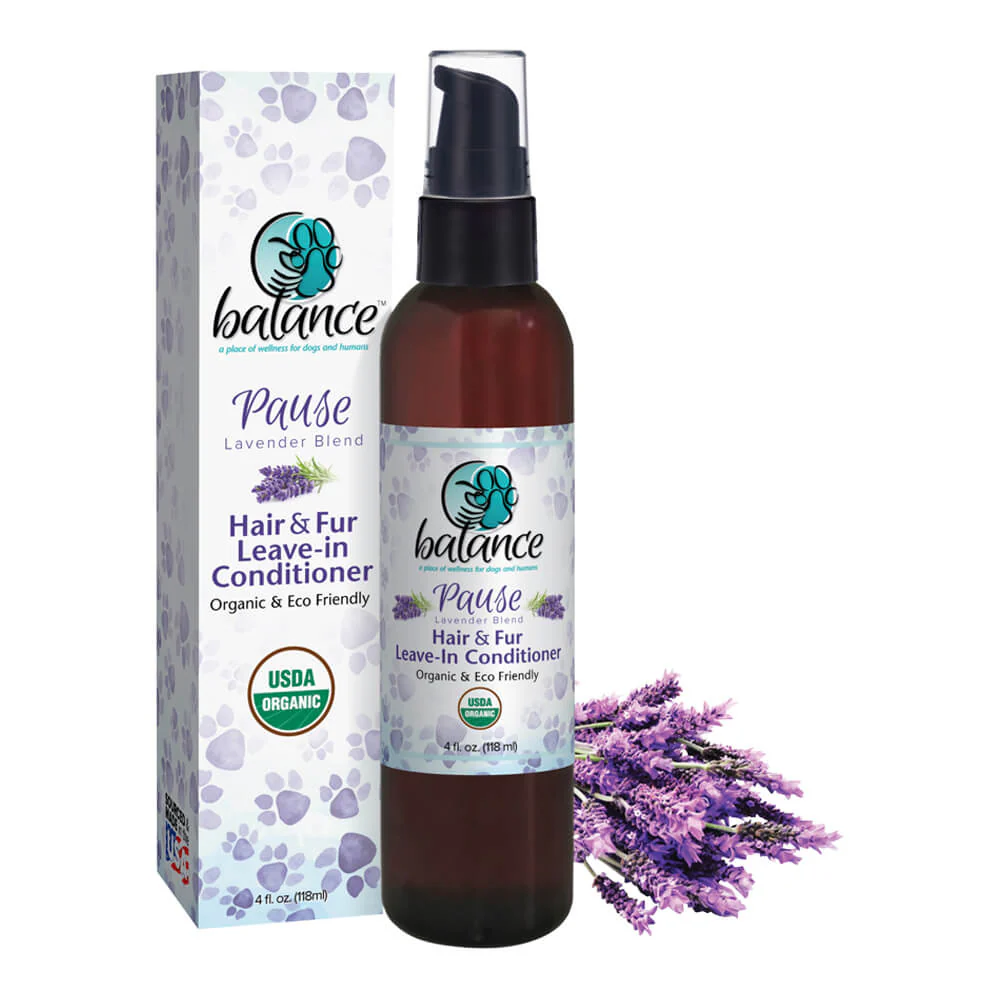 Pause-Organic Hair & Fur Leave-In Conditioner, 4 oz - Buy Pet Shop