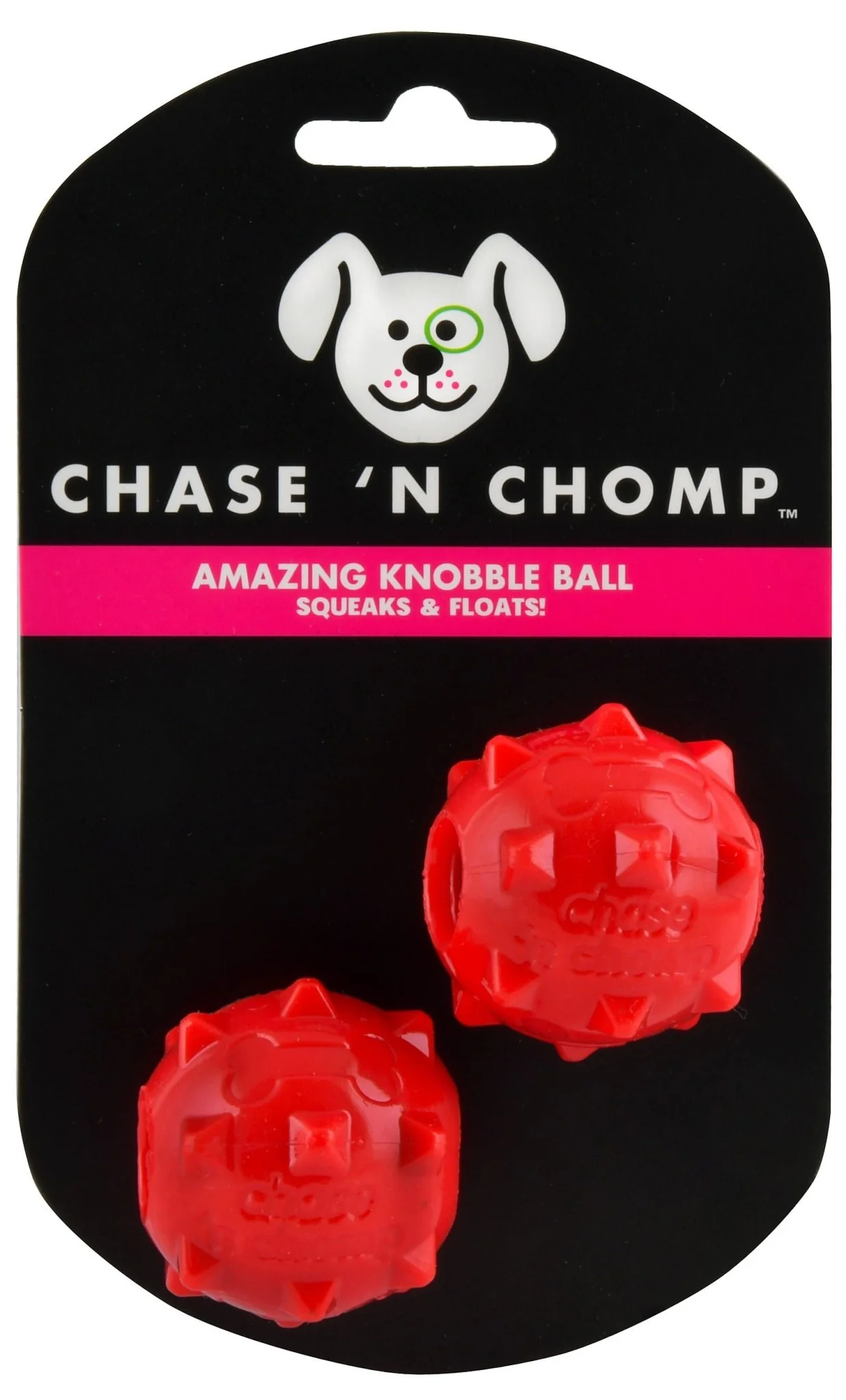 Amazing Knobble Ball Squeak & Float Dog Toy - Buy Pet Shop