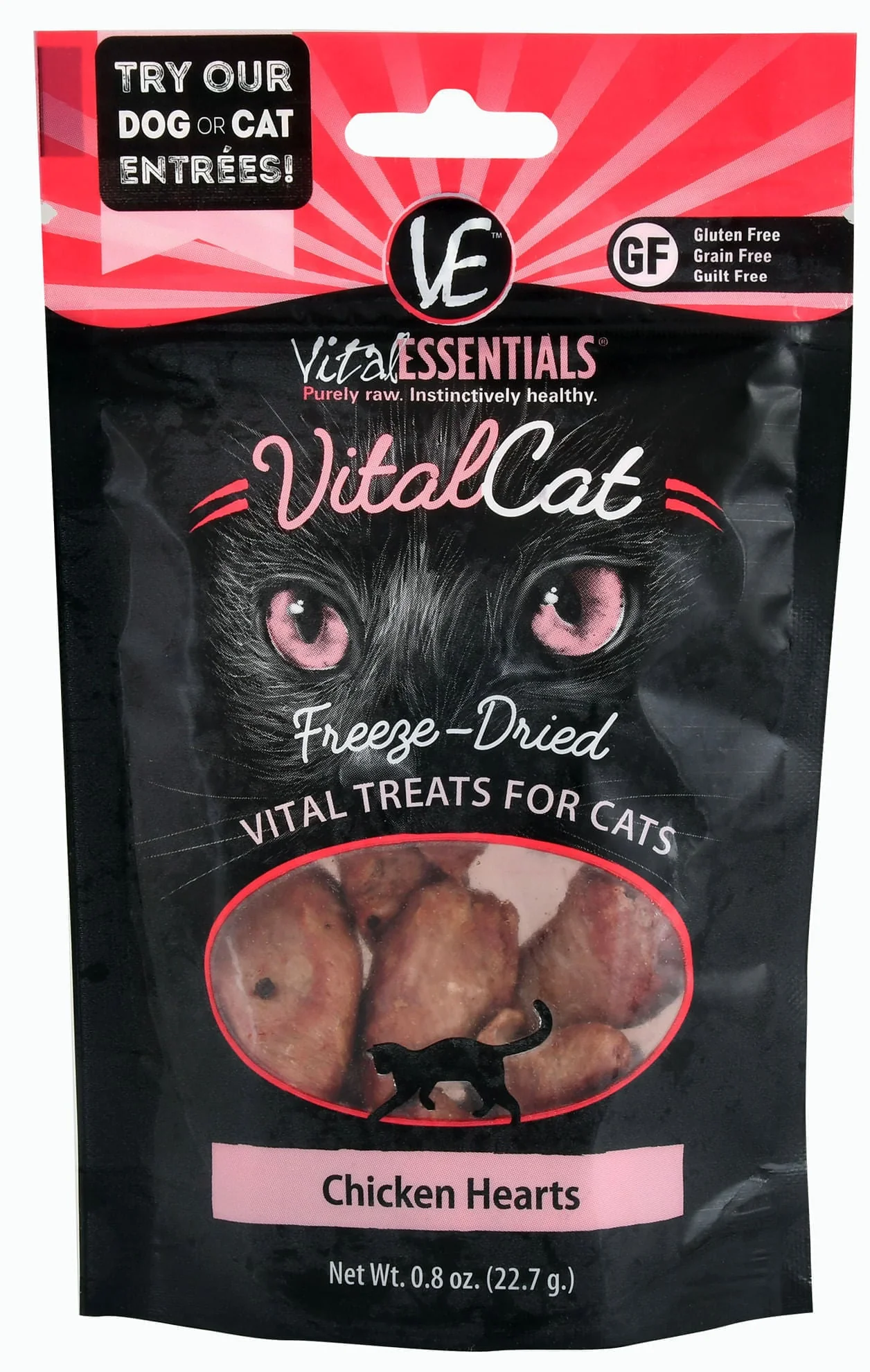 Vital Cat Freeze-Dried Chicken Hearts Cat Treats - Buy Pet Shop