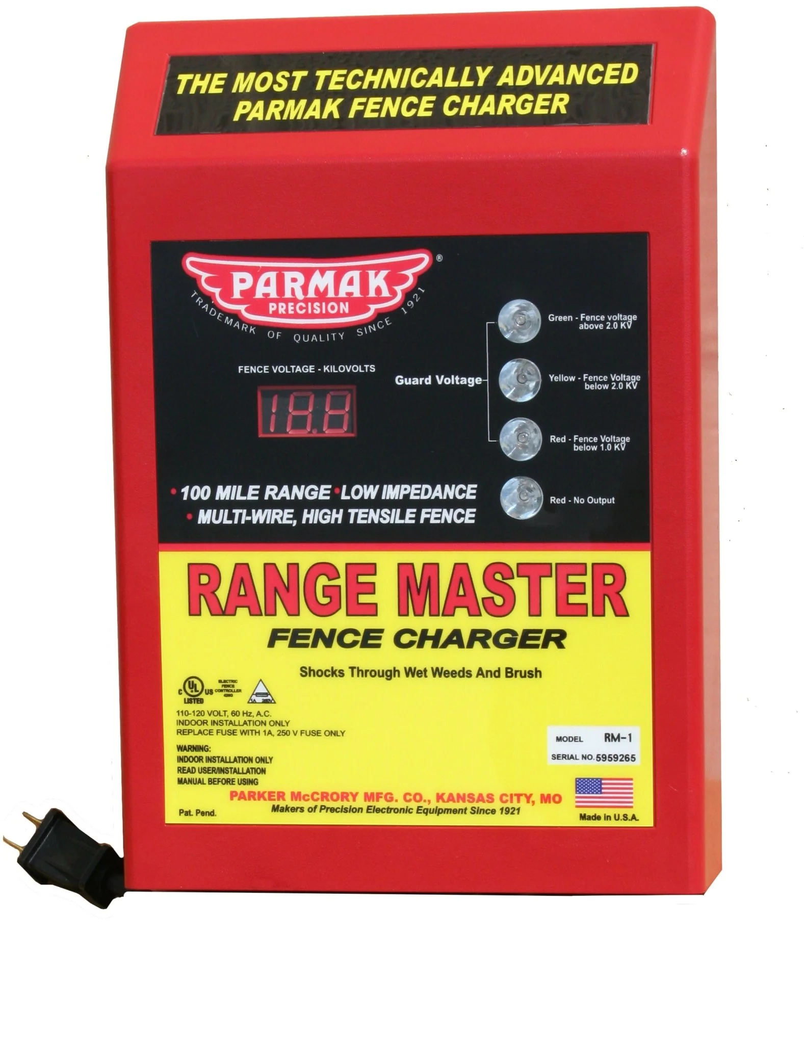 Parmak Range Master Fence Charger - Buy Pet Shop
