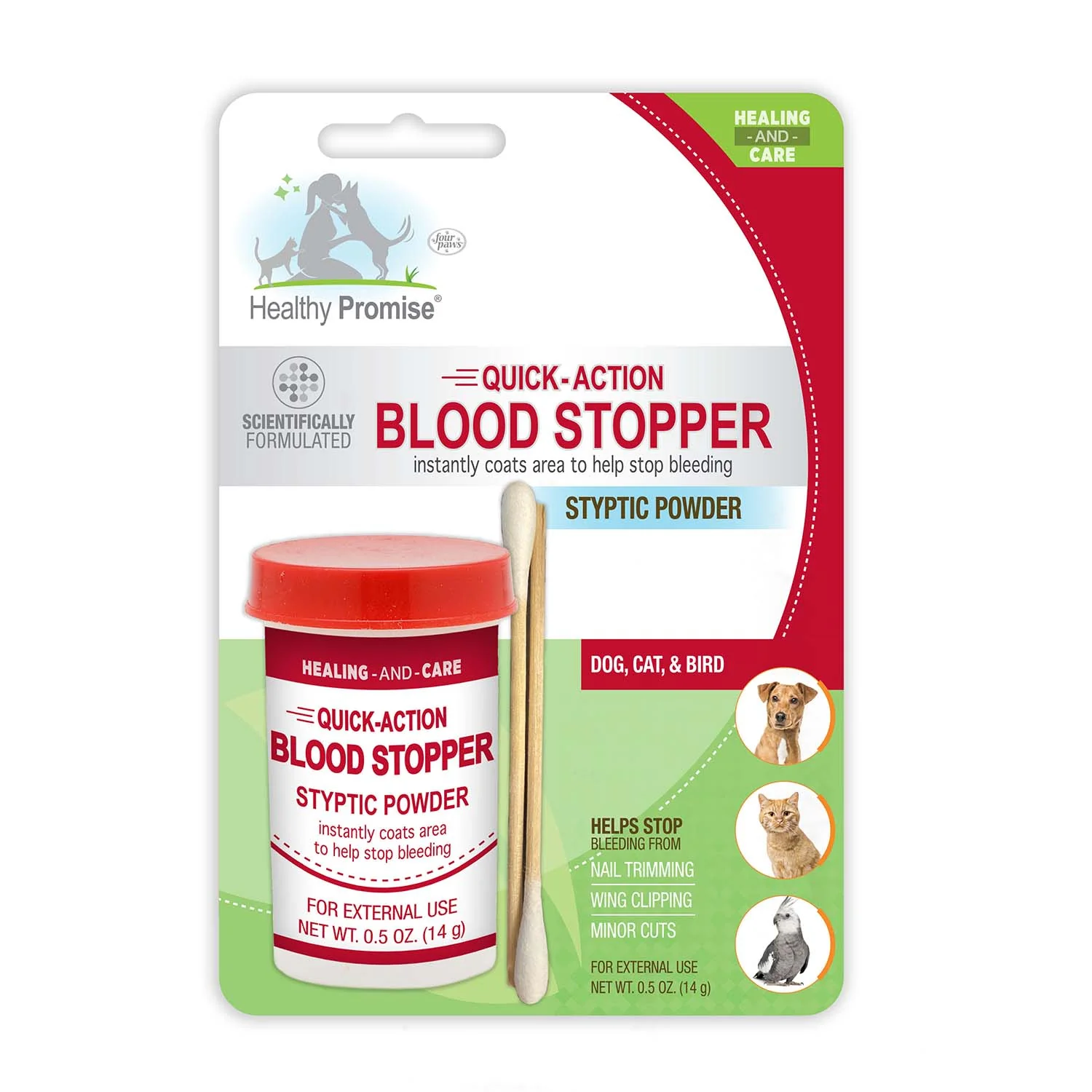 Healthy Promise Quick-Action Pet Blood Stopper Styptic, 0.5 oz - Buy Pet Shop