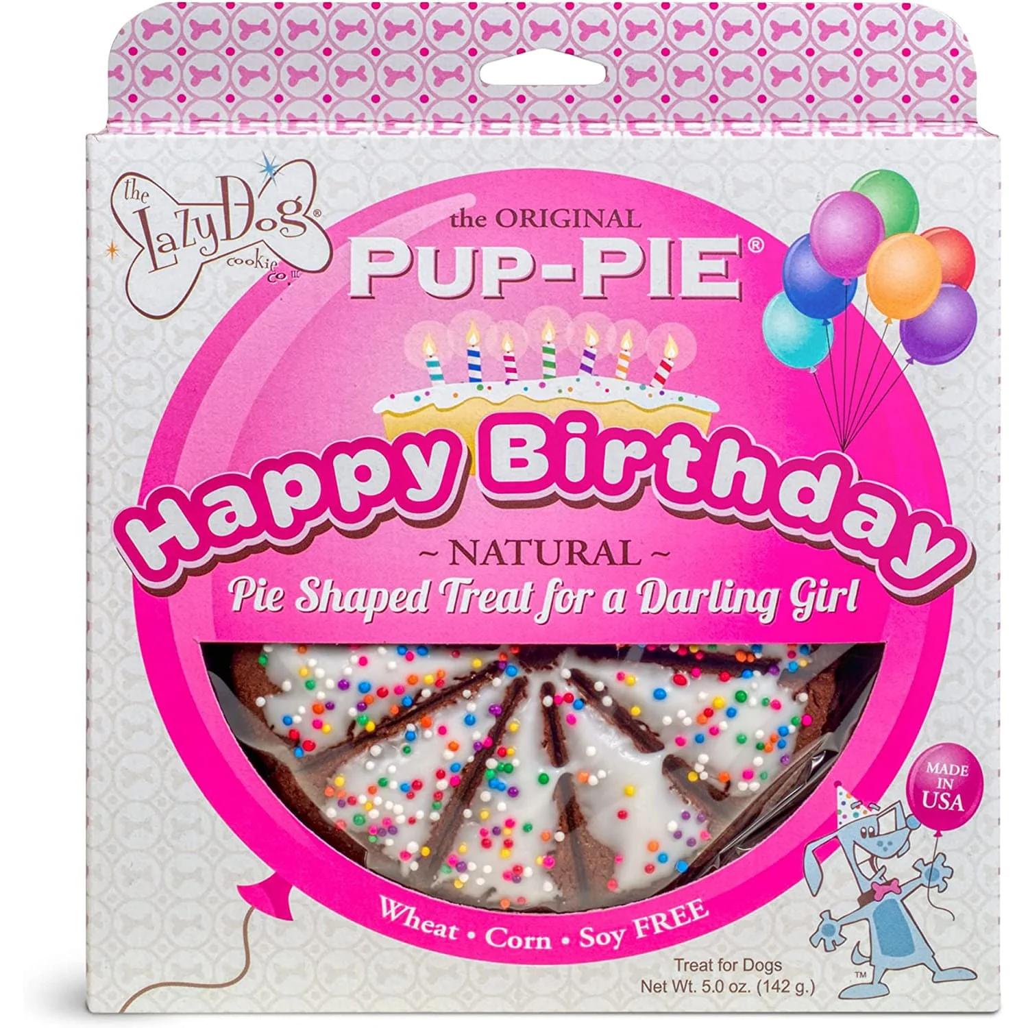 Happy Birthday for a Darling Girl Pup-Pie - Buy Pet Shop