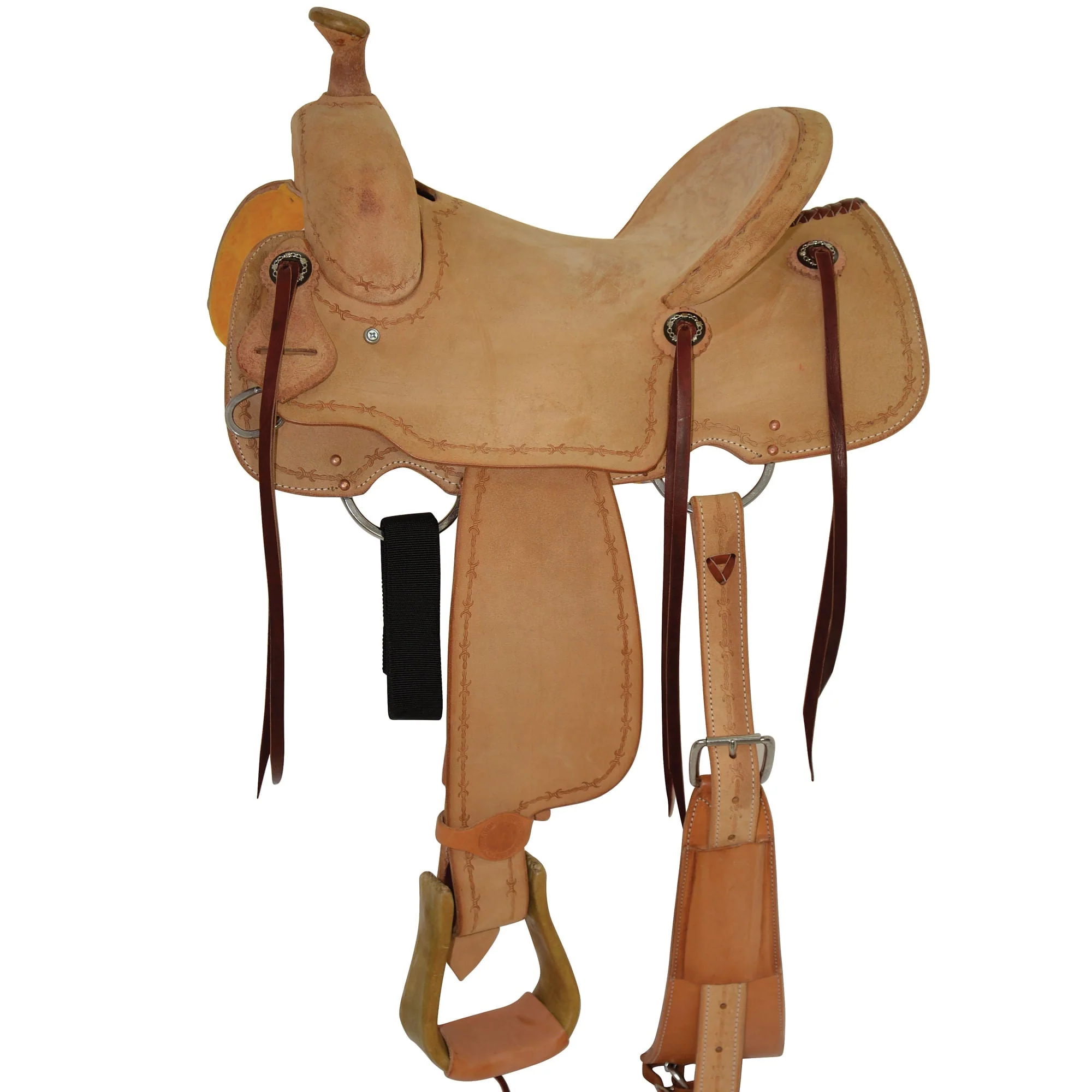 Circle Y Comal All Around Saddle, Regular, Roughout - Buy Pet Shop