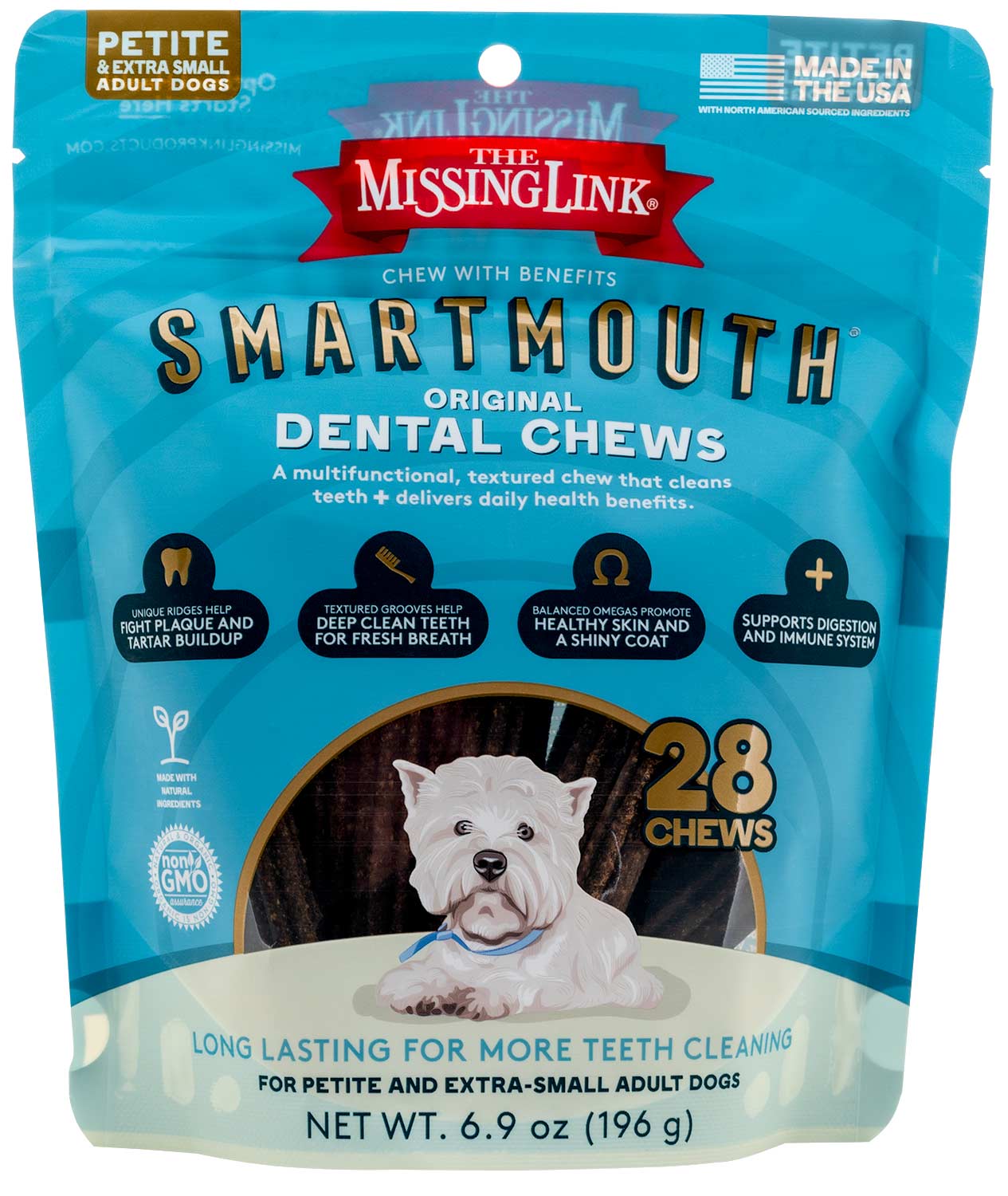 Smartmouth 7-in-1 Dental Chews for Dogs, P/XS, 28 ct - Buy Pet Shop