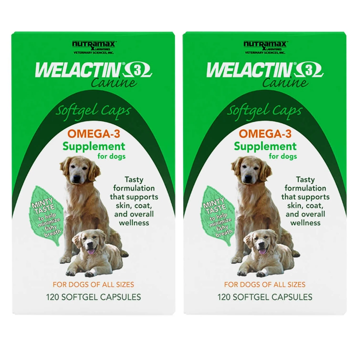 Nutramax Welactin Canine Softgels, 120 count - Buy Pet Shop