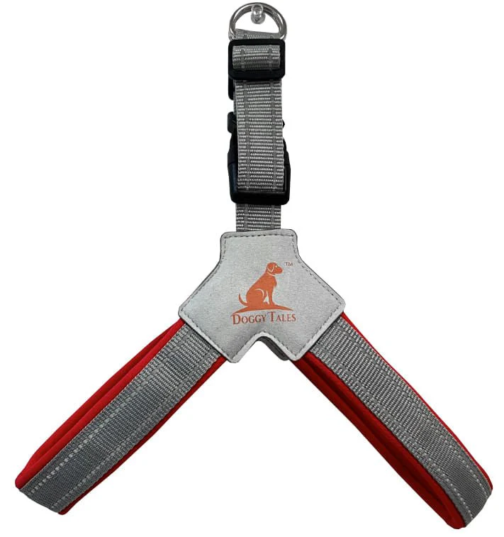Doggy Tales Step In V Harness, Red - Buy Pet Shop