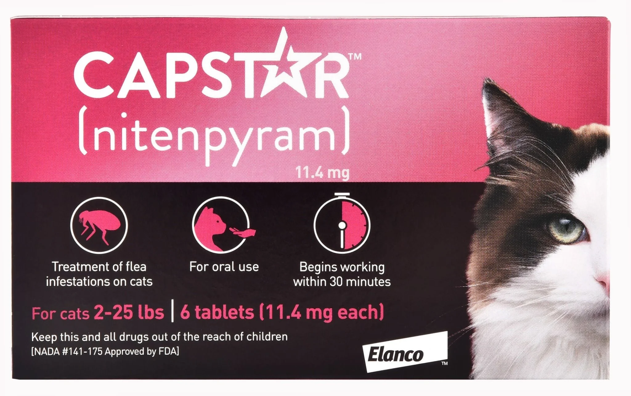 Capstar Flea Tablet for Cats, 6 Count - Buy Pet Shop