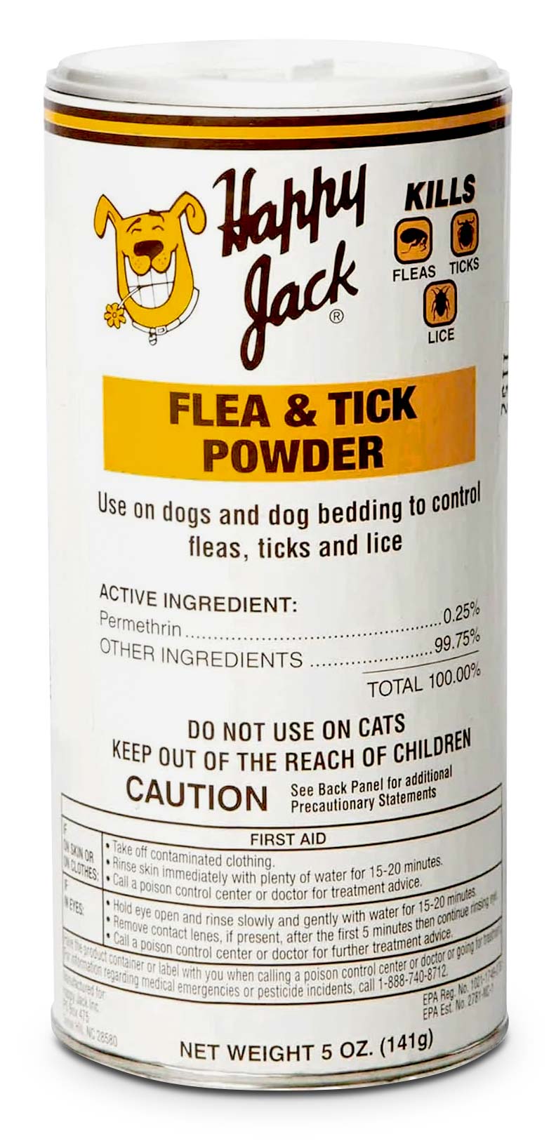 Happy Jack Flea & Tick Powder, 5 oz - Buy Pet Shop
