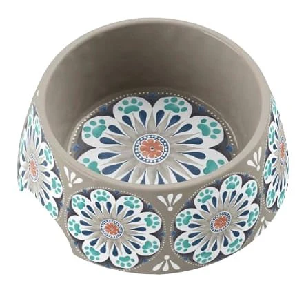 Carmel Medallion Pet Bowl - Buy Pet Shop