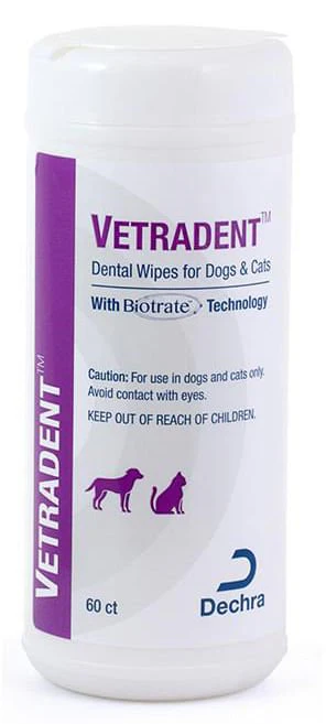 Vetradent Dental Wipes, 60 ct - Buy Pet Shop