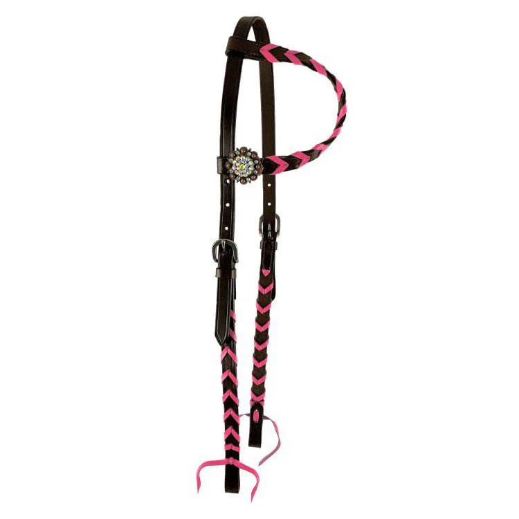 Showman Buckstitch One Ear Headstall - Buy Pet Shop