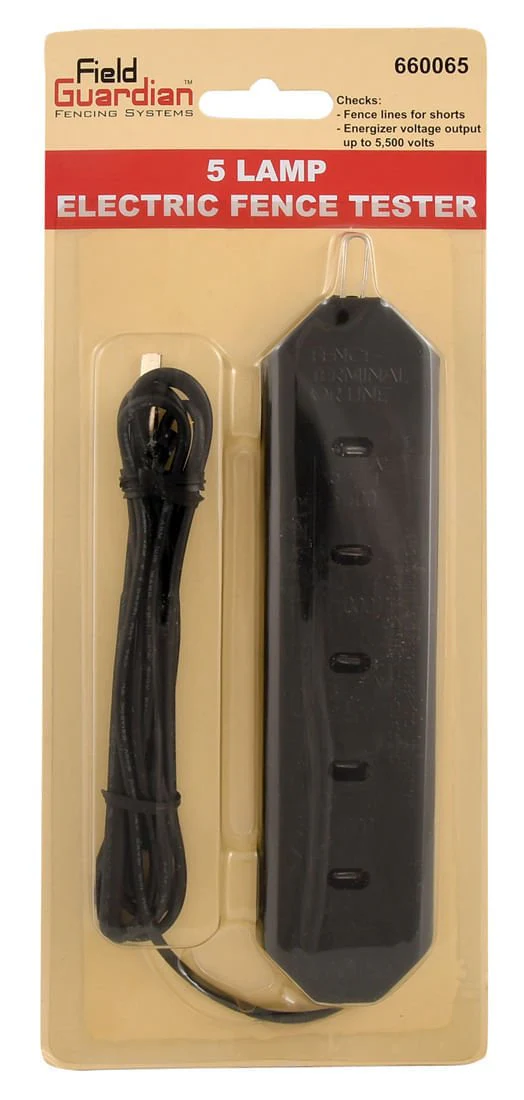 5 Lamp Electric Fence Tester - Buy Pet Shop