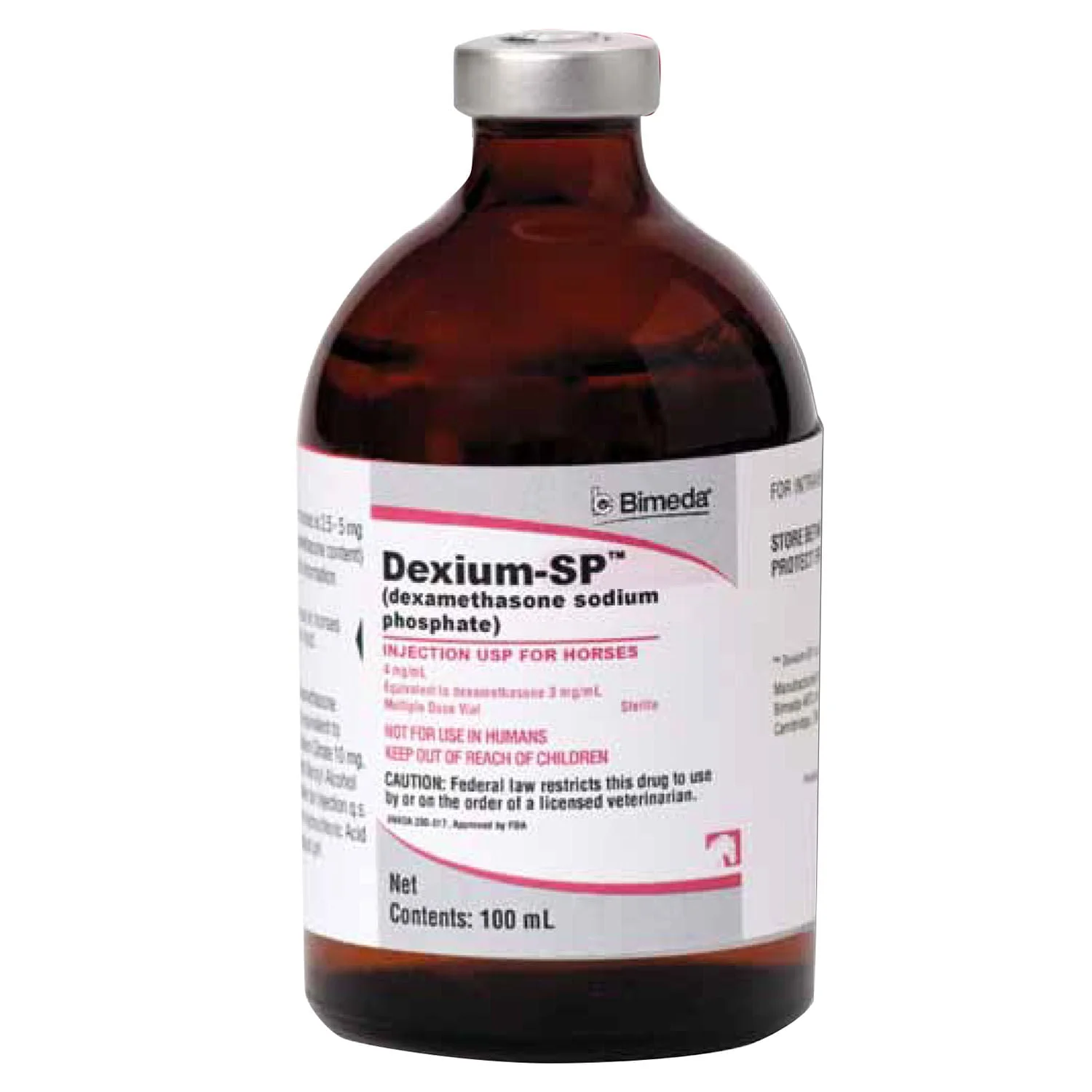 Rx Dexium SP (dexamethasone sodium phosphate) Injection for Horses, 4mg/ml x 100 ml - Buy Pet Shop