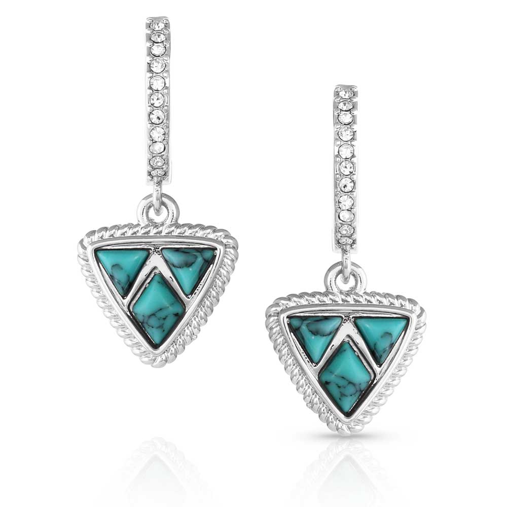 High Noon Cobblestone Turquoise Earrings - Buy Pet Shop