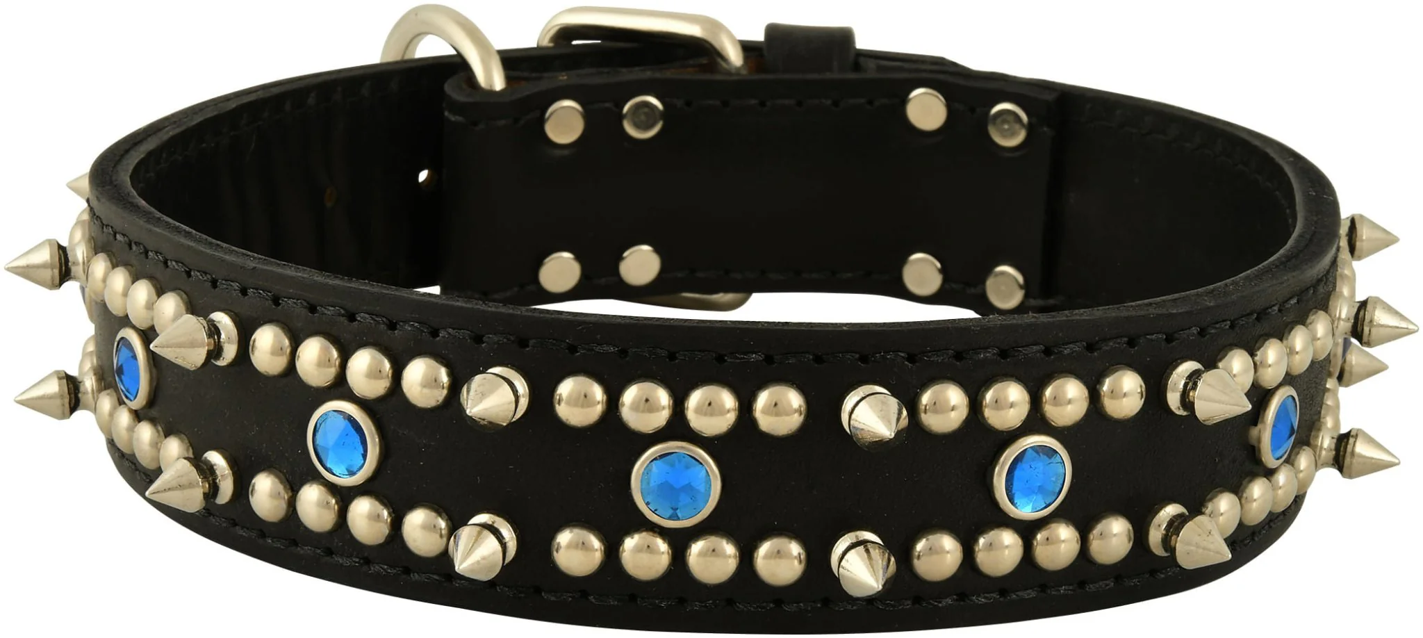 Latigo Protector Spiked, Studded & Jeweled Collar - Buy Pet Shop