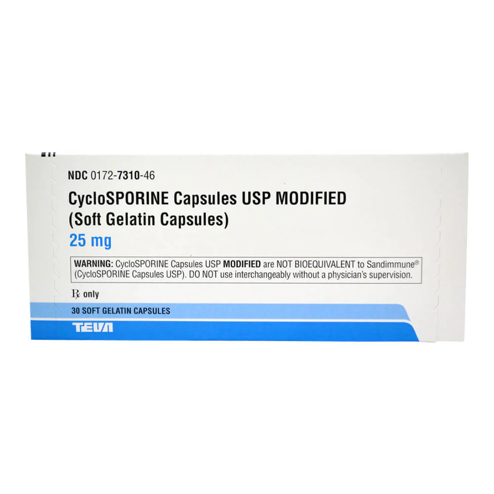 Rx CycloSPORINE Capsules modified for Dogs & Cats, 30 Gel Capsules - Buy Pet Shop