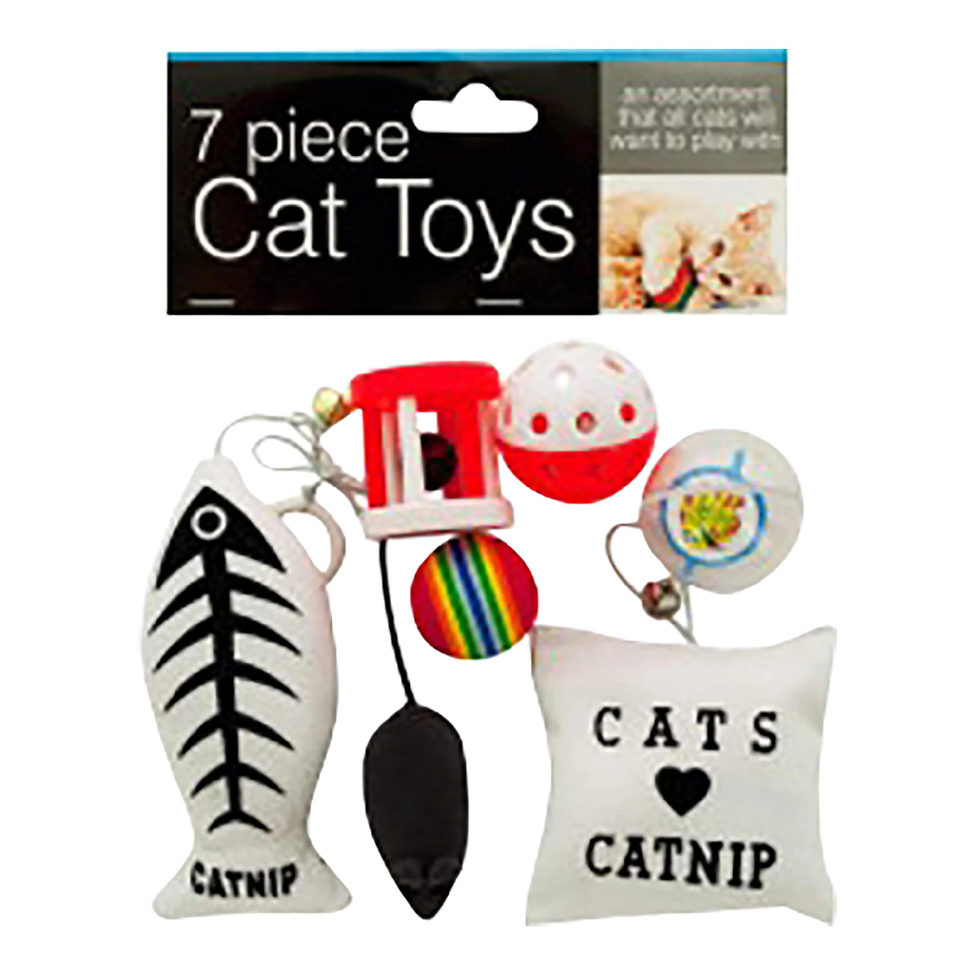 Cat Toys Set, 7 pk - Buy Pet Shop