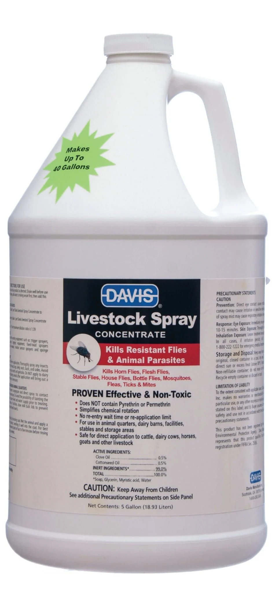 Davis Livestock Spray, Concentrate, Gallon - Buy Pet Shop