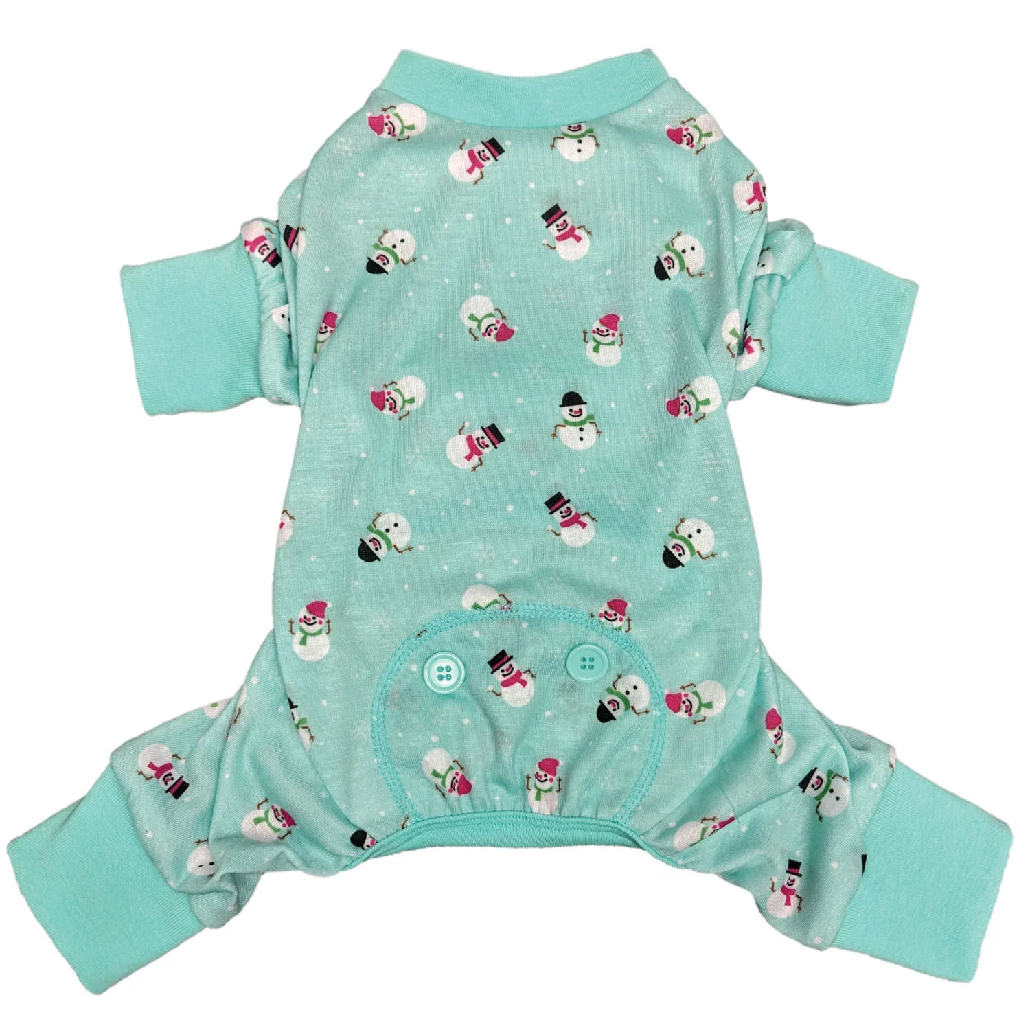 Blue Snowmen Christmas Dog Pajamas - Buy Pet Shop