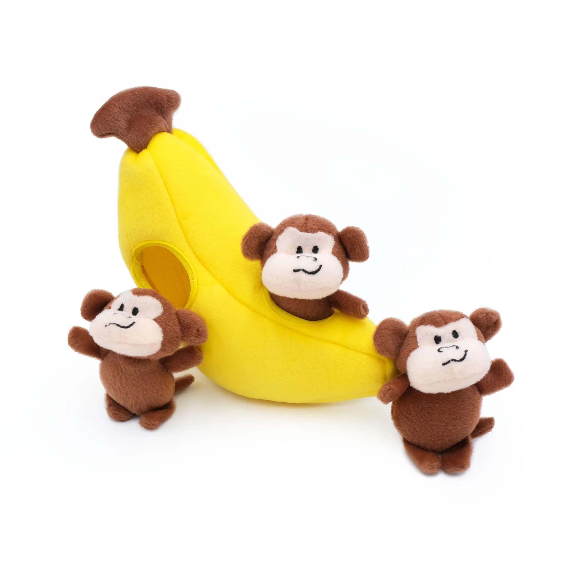 Zippy Paws 4 Piece Monkey 'n Banana Dog Toy - Buy Pet Shop