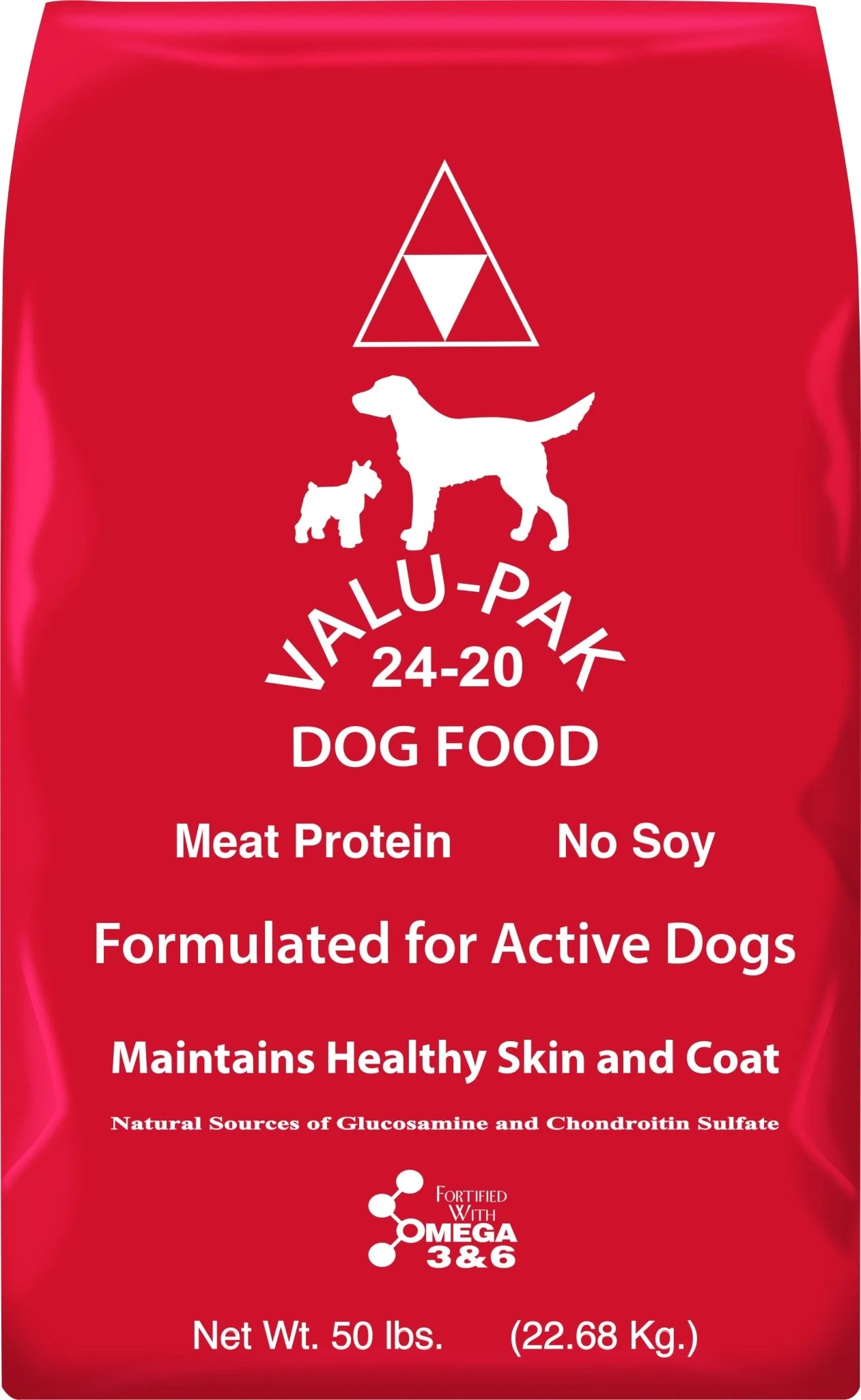 Valu-Pak 24-20 Dog Food (Red Bag), 50 lb - Buy Pet Shop