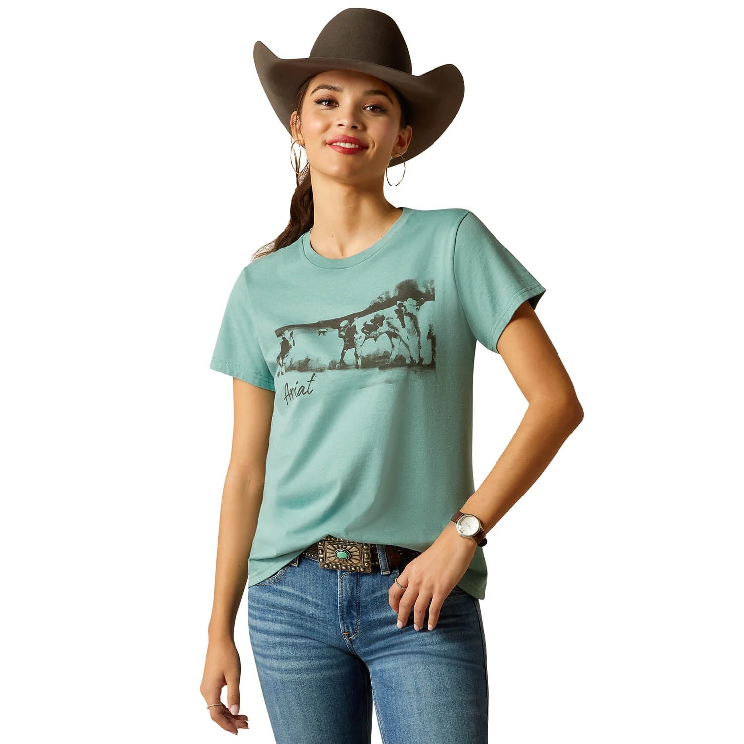 Ariat Women's Wholesome Heifer Shortsleeve Shirt - Buy Pet Shop