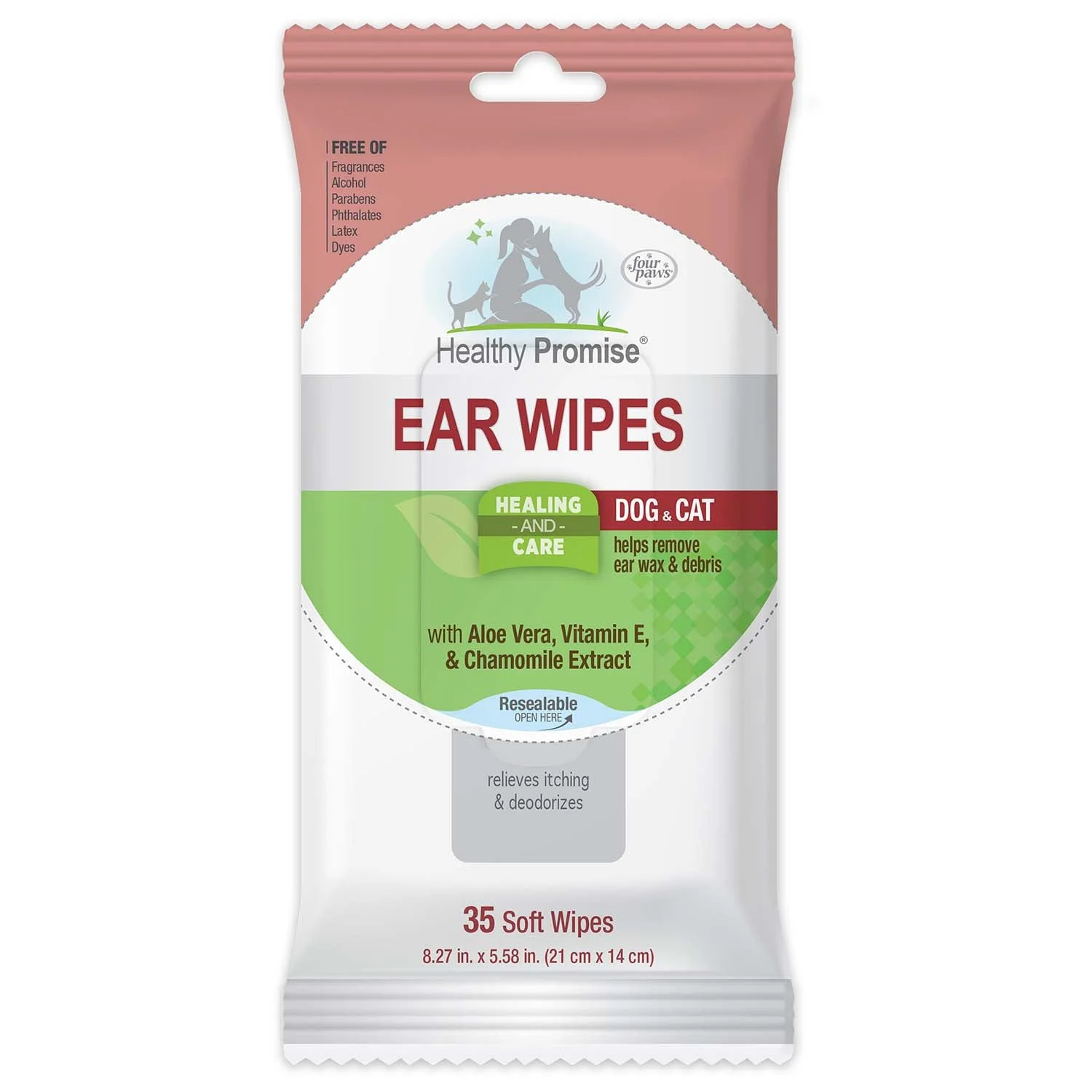 Healthy Promise Cat & Dog Ear Wipes, 35 ct - Buy Pet Shop