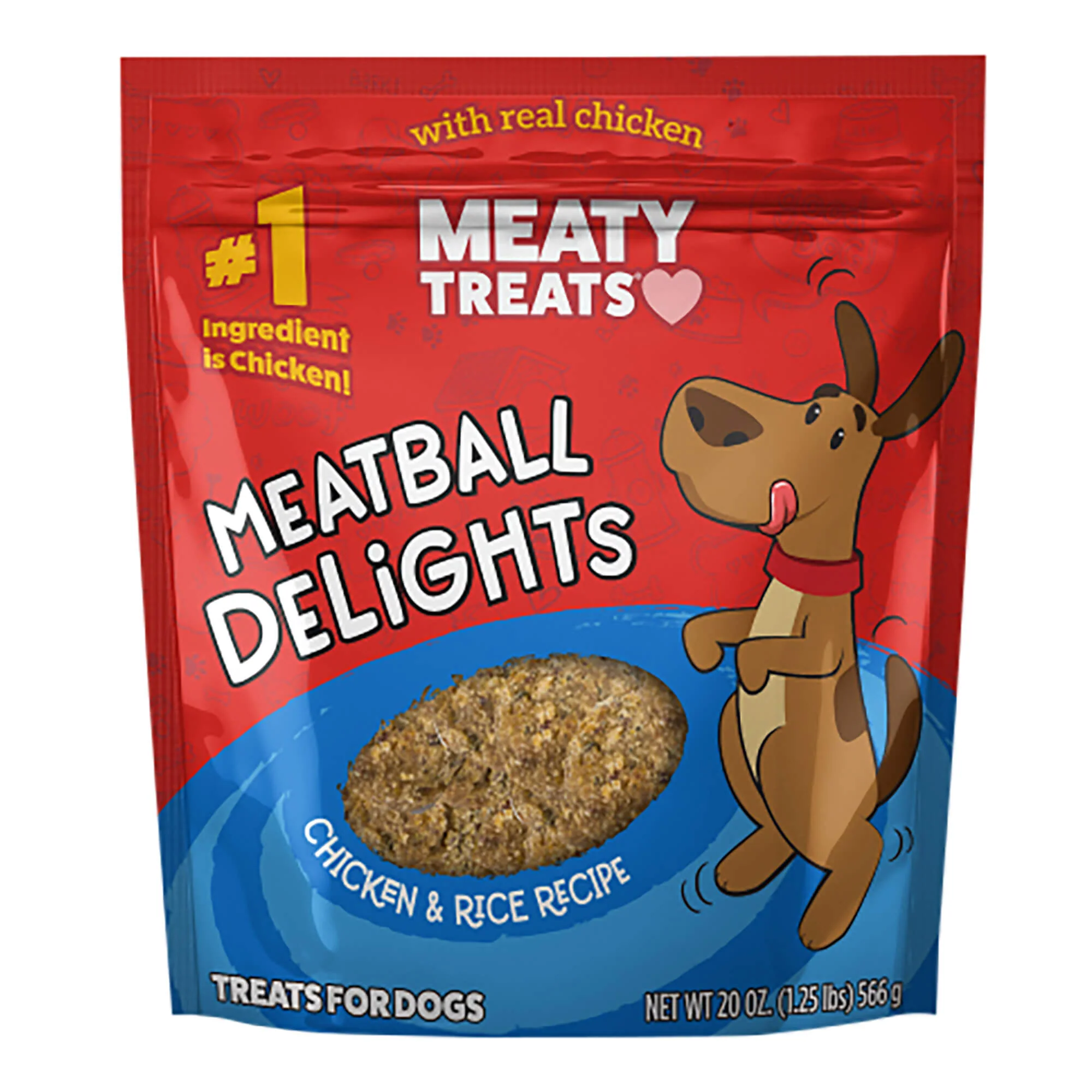 Meaty Treats Meatball Delights, Chicken & Rice Recipe - Buy Pet Shop
