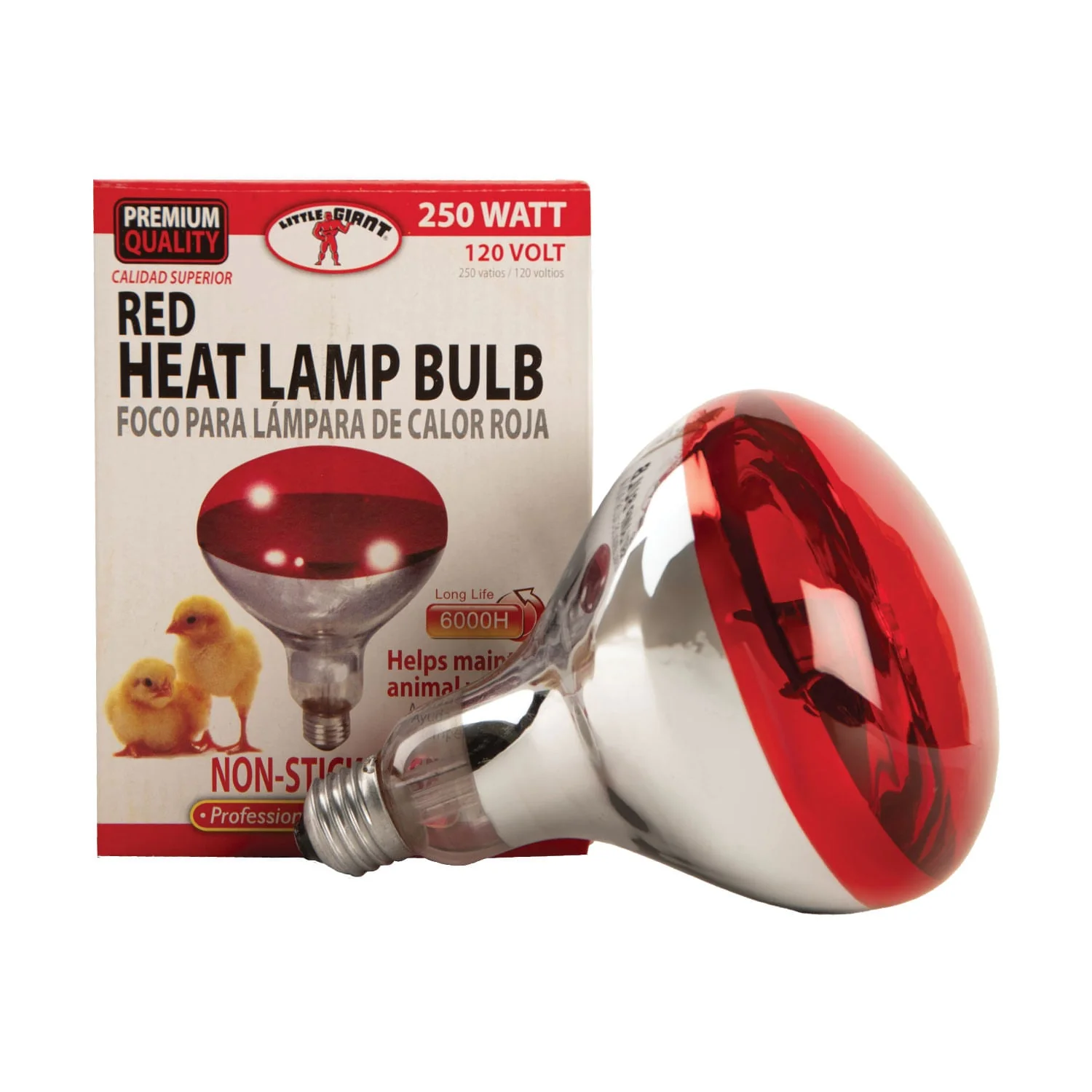 Red Heat Lamp Bulb, 250 watt/120v - Buy Pet Shop