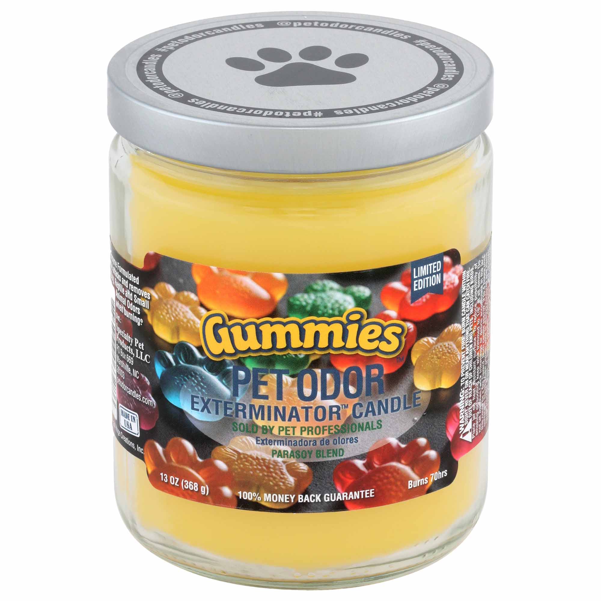 Pet Odor Exterminator Candle, Gummies, 13 oz - Buy Pet Shop