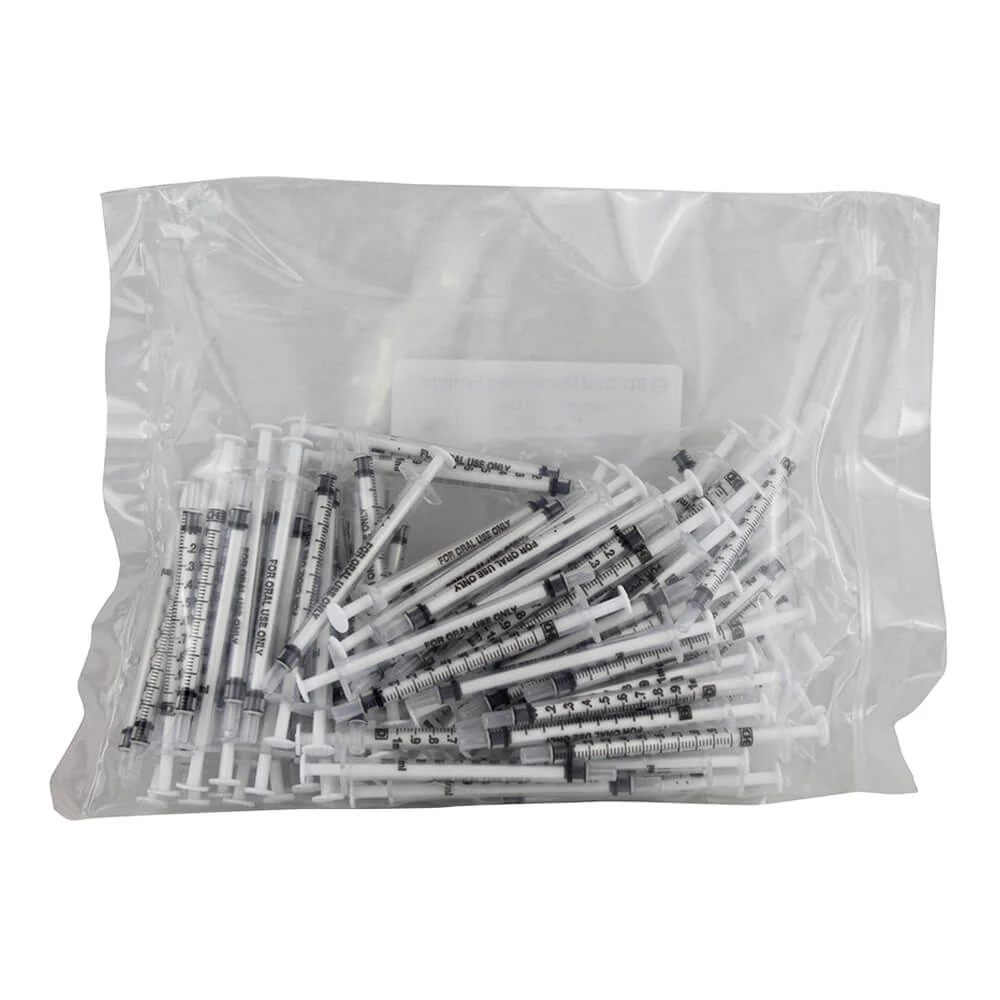 BD Oral Dispensing Syringe - Clear with Tip Cap, 100 ct - Buy Pet Shop