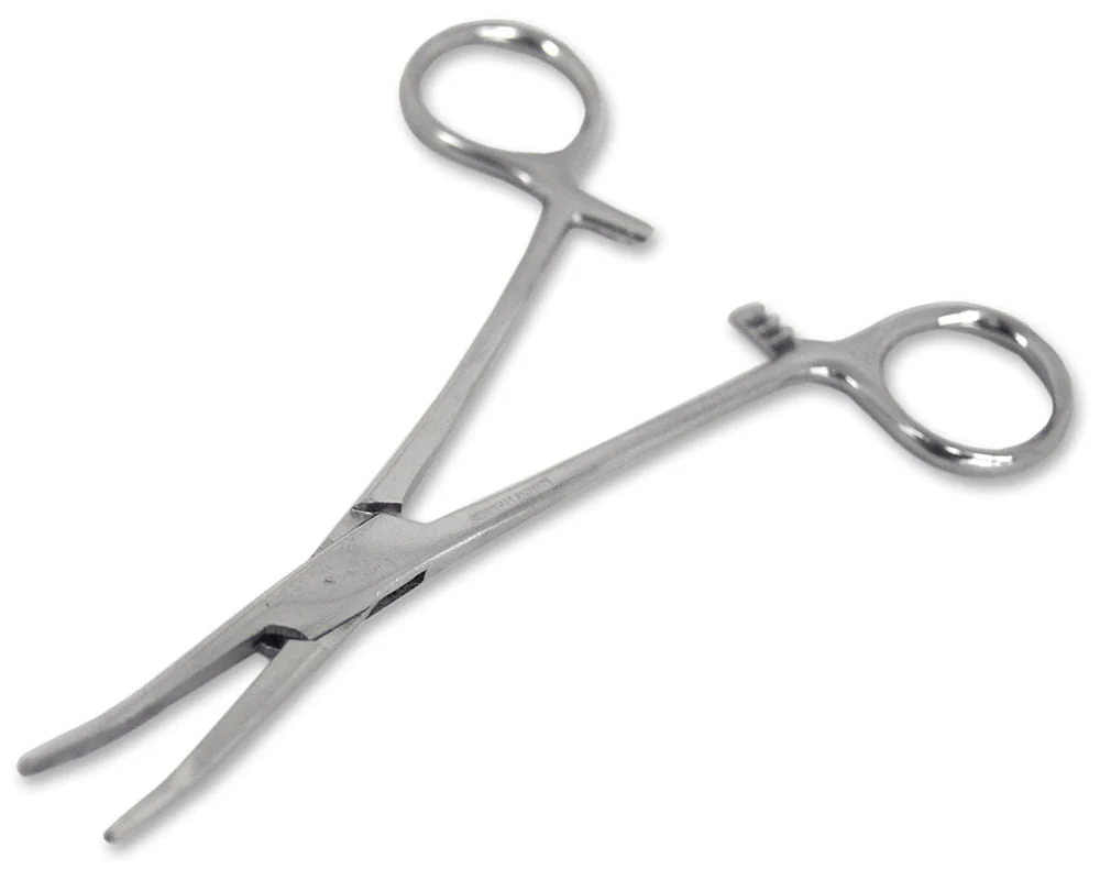 Kelly Forceps, Curved, 5 1/2