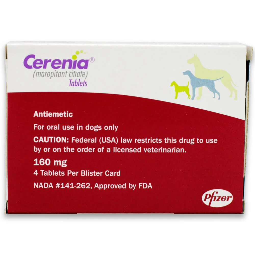 Rx Cerenia (maropitant citrate) Tablets for Dogs - Buy Pet Shop