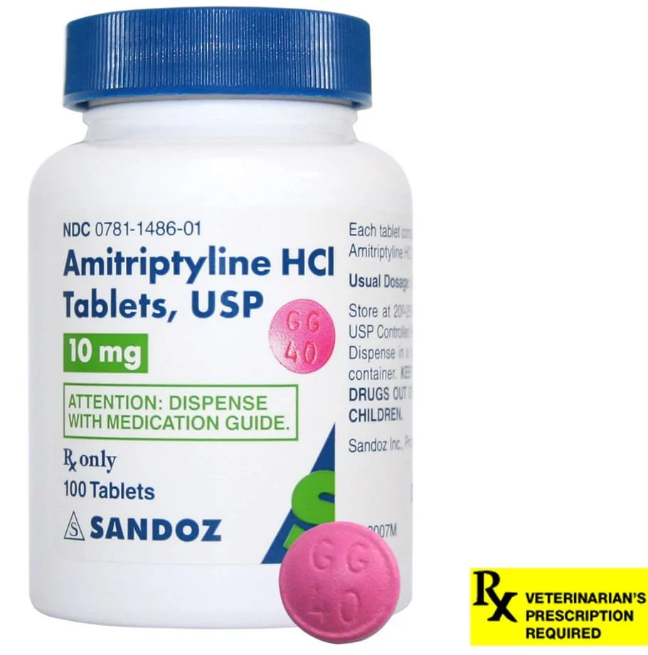 Rx Amitriptyline HCl (Generic) Tablets for Dogs & Cats - Buy Pet Shop