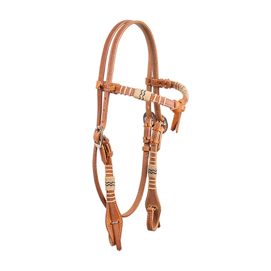 Harness and Rawhide Futurity Leather Headstall - Buy Pet Shop