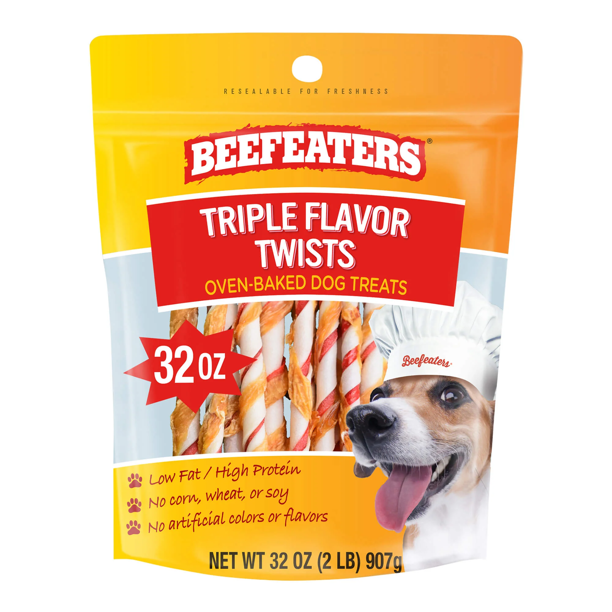 Beefeaters Triple Flavor Twists, 32 oz - Buy Pet Shop