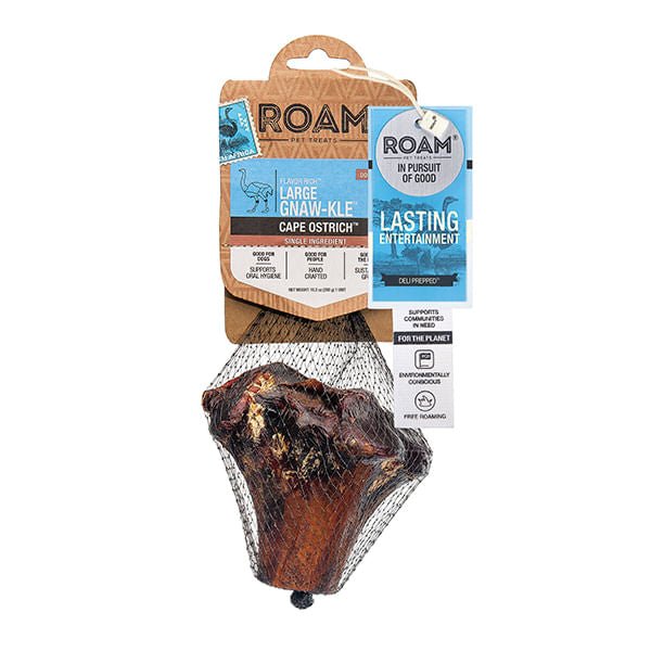 Roam Dog Treats Gnawkle Cape Ostrich - Buy Pet Shop