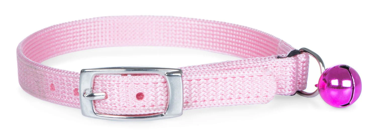 Solid Adjustable Nylon Cat Collars - Buy Pet Shop