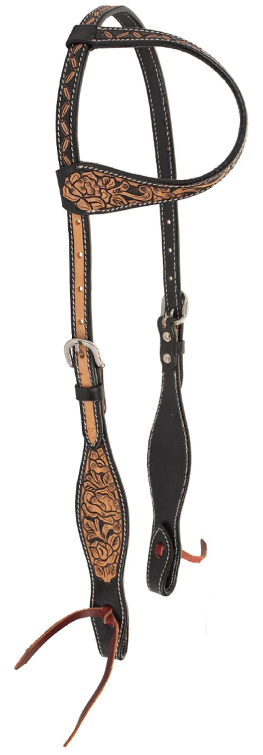 Circle Y Blooming Wild One Ear Headstall, Full - Buy Pet Shop