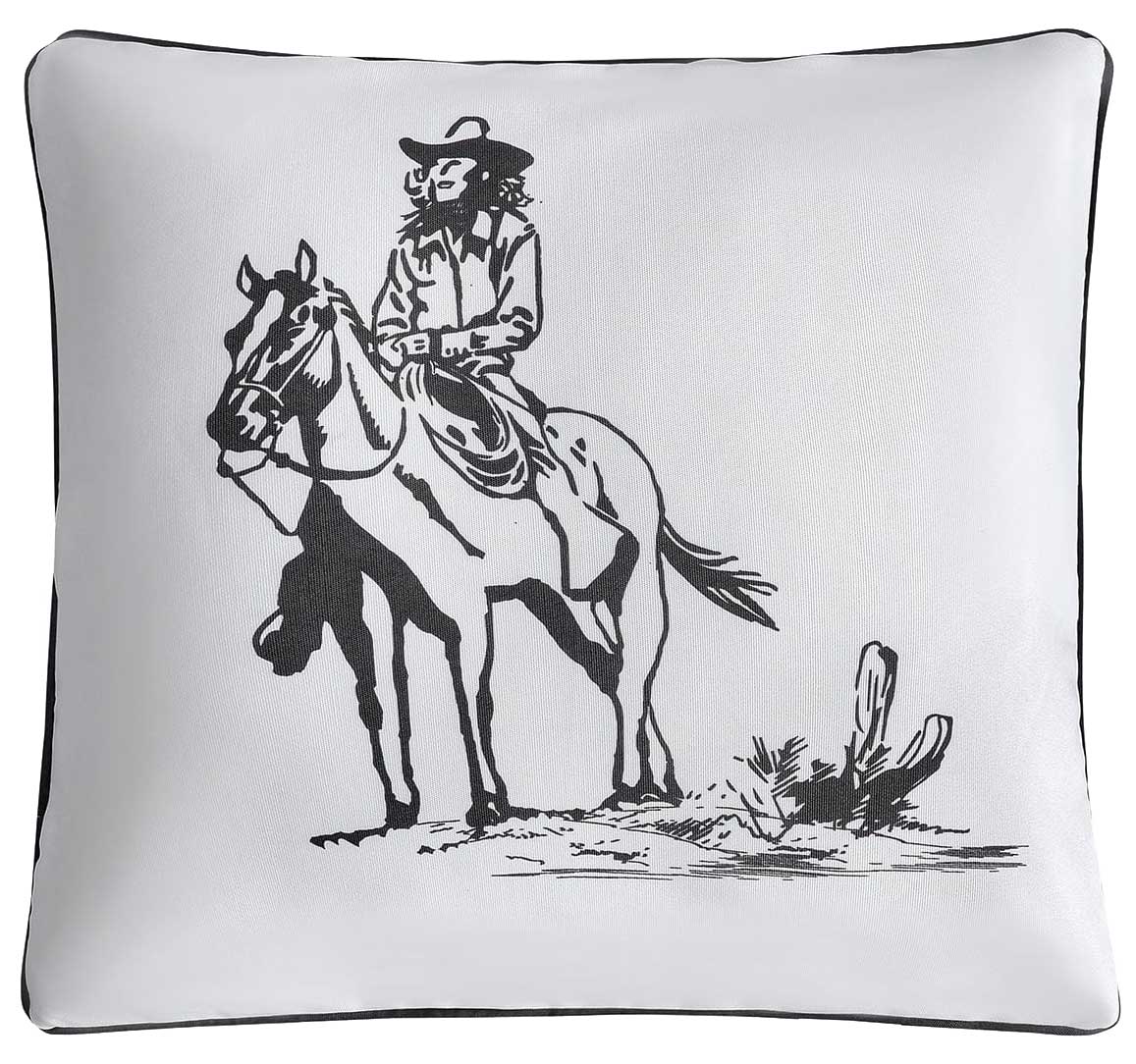 Ranch Life Indoor/Outdoor Pillow, Cowgirl - Buy Pet Shop